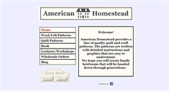 Desktop Screenshot of americanhomesteaddesign.com